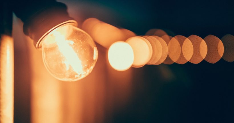 Glühbirne als Lichtquelle
