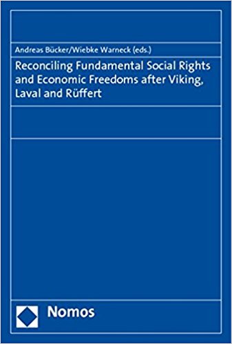 Book reconciling fundamental social rights and economic freedoms after viking