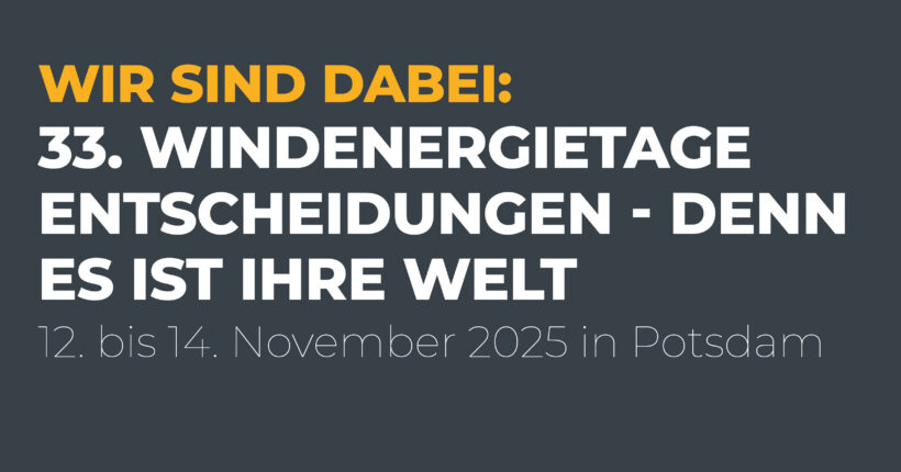 Introbild Windenergietage