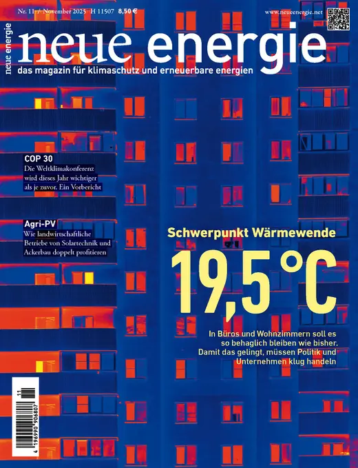 Cover neue Energie Ausgabe 11/2025